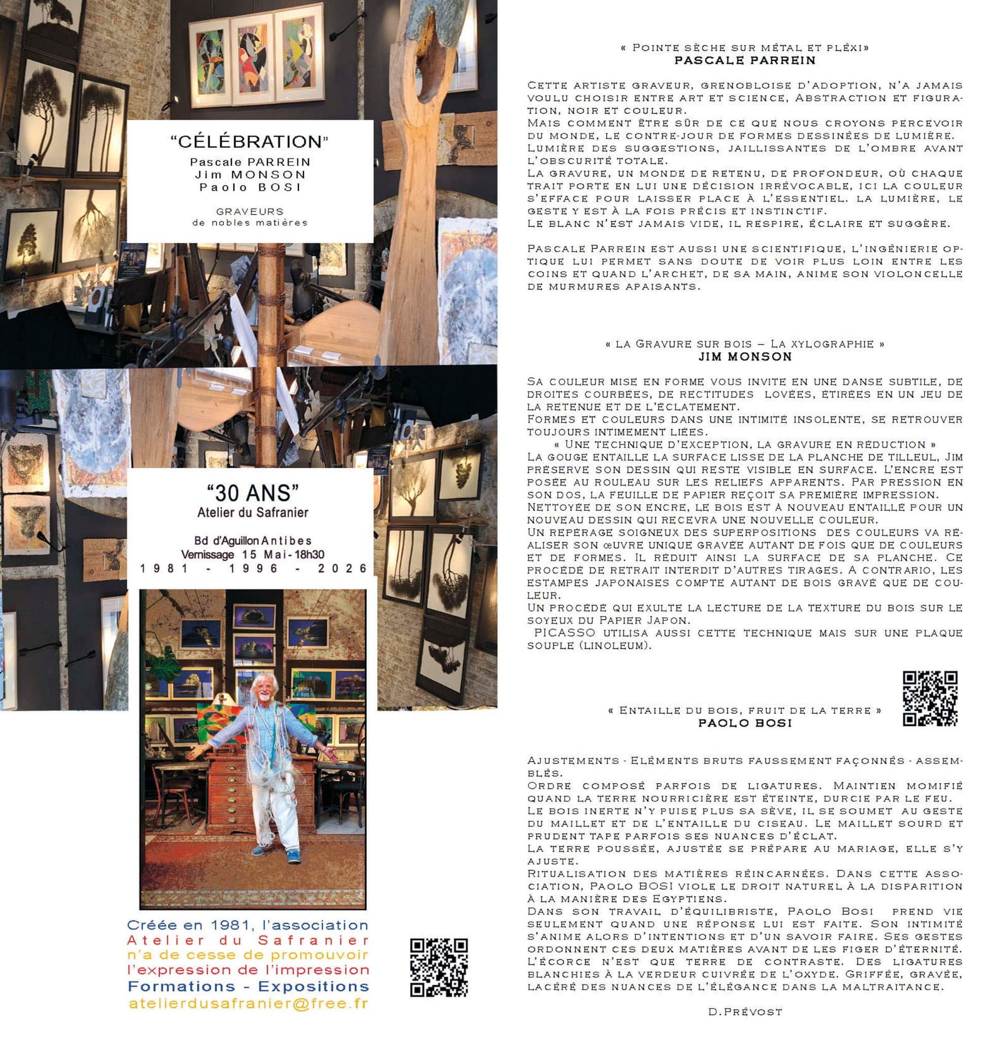 Célébration — Atelier du Safranier